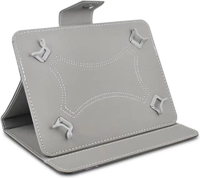 Alt view image 6 of 7 - Universal 11 inch Tablet Case 11 inch Tablet Cover Travel Portable Protective Folio PU Leather Stand Shell Casewith 4 Fixed Rings for All Kinds of 10-11 inch Android/iOS/Windows Tablet
