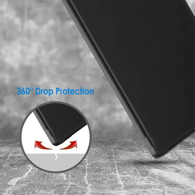 Alt view image 6 of 7 - Case for  Galaxy Tab A7 10.4-Inch 2020 (SM-T500/T505/T507) NOT for Galaxy Tab A7 Lite 8.7-Inch 2021 (Black)