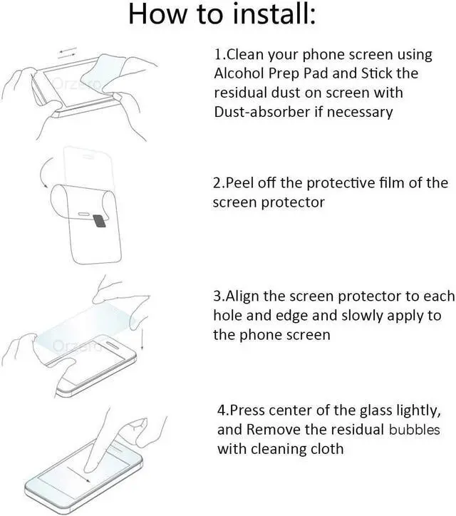 Alt view image 7 of 7 - (3 Pack Compatible for OnePlus Pad 11.61 inch Screen Protector, Tempered Glass 2.5D Arc Edges 9 Hardness HD Bubble-Free (Lifetime Replacement)