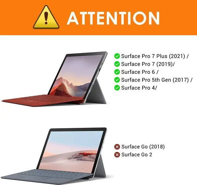 Alt view image 2 of 7 - Matte Screen Protector for  Surface Pro 7 Plus/Pro 7/Pro 6/Pro 5/Pro 4/Pro LTE Tablet Anti Reflection PET Film Write Draw and Sketch with Surface Pen Like on Paper Clear