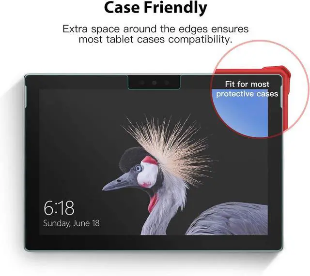 Alt view image 5 of 7 - Matte Screen Protector for  Surface Pro 7 Plus/Pro 7/Pro 6/Pro 5/Pro 4/Pro LTE Tablet Anti Reflection PET Film Write Draw and Sketch with Surface Pen Like on Paper Clear