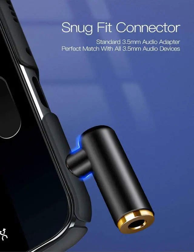 Alt view image 4 of 7 - Angle 3.5mm Audio Adapter,CableCreation [3-Pack] 1/8 TRRS Stereo Headphone Connector Male to Female Compatible with iPhone,iPad,iPod, Tablets, PS4 Headset,Game Controller.Black