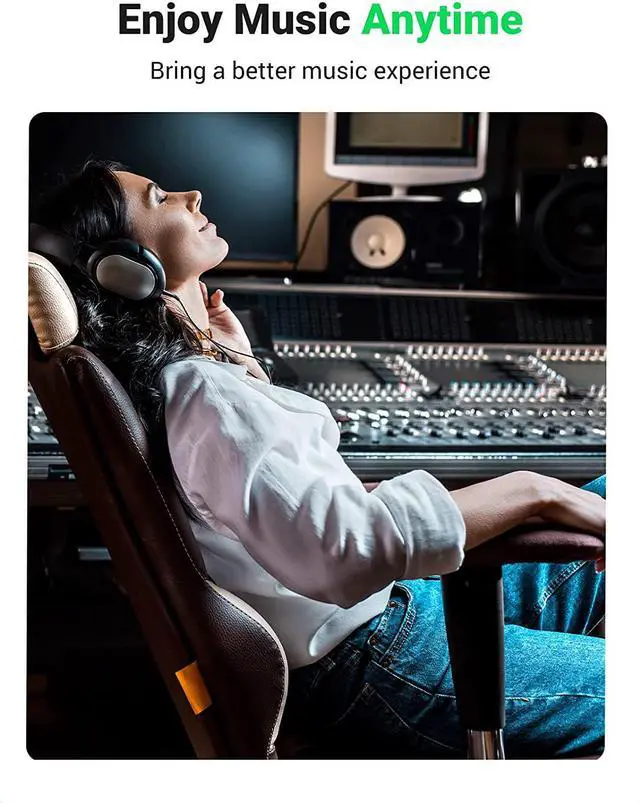 Alt view image 7 of 7 - UGREEN 2 Pack 6.35mm to 3.5mm Audio Jack Adapter 6.35 mm (1/4 Inch) Male to 3.5 mm (1/8 Inch) Female Stereo Audio Adapter for Speaker, Headphone, Guitar, Digital Piano