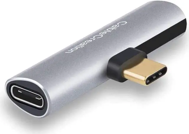 Main image of USB Type C Splitter, CableCreation 2-in-1 USB C Audio and PD 60W Fast Charging, Compatible with New iPad Pro, MacBook Air, Galaxy Note 10, S9, S10, S20, S21 Ultra, Pixel 2 3 XL, Aluminum Gray