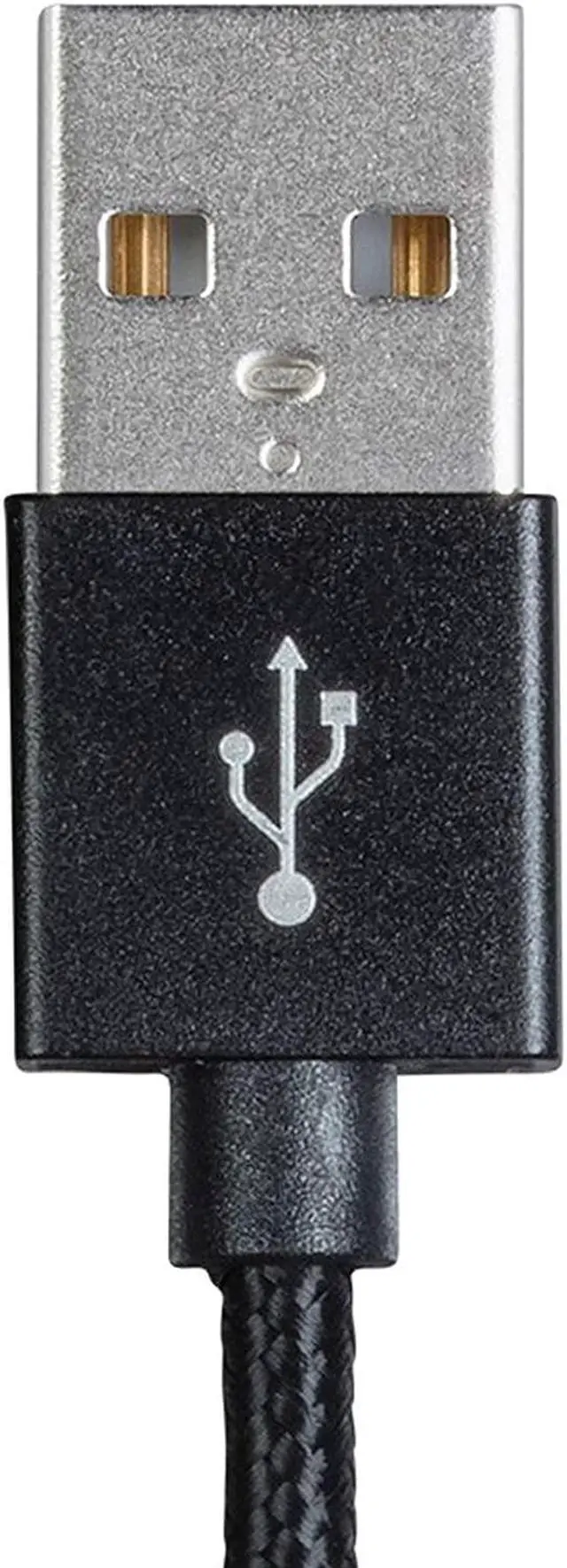 Alt view image 10 of 13 - Monoprice Palette Series MFi Certified Lightning to USB Charge & Sync Cable, 3ft Black