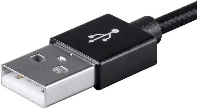 Alt view image 12 of 13 - Monoprice Palette Series MFi Certified Lightning to USB Charge & Sync Cable, 3ft Black