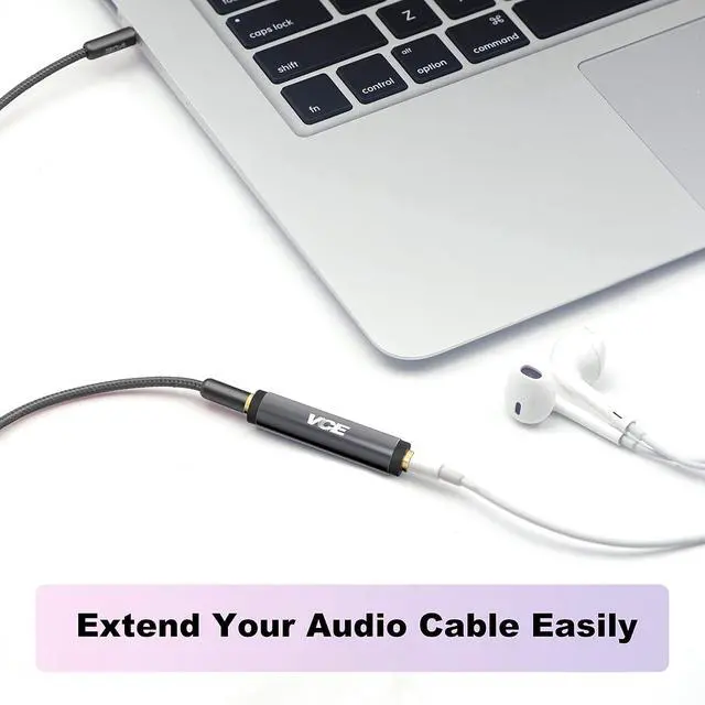 Alt view image 2 of 7 - 3.5mm Female to Female Adapter Gold Plated 1/8 Inch Aux Adapter for 3.5mm Audio Cable Extension 2 Pack Metal Shielded Housing
