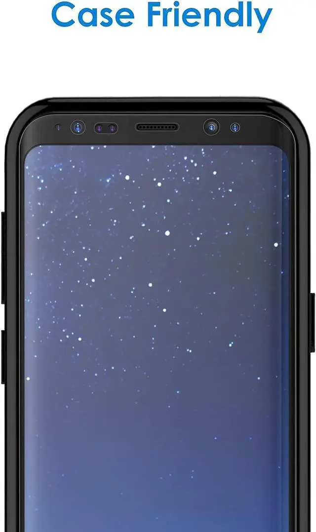 Alt view image 4 of 6 - JETech Screen Protector for Samsung Galaxy S8 (NOT for S8+), TPU Ultra HD Film, Case Friendly, 2-Pack, Welcome to consult