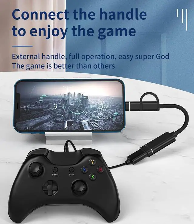 Alt view image 5 of 6 - OTG Cable USB A Female to USB C Lightning Male Adapter Type 3.0 Converter Thunderbolt Camera Port Cord Mouse Adaptador para Dongle for iPhone 13 11 12pro X 8 7plus Apple Ipad MacBook Air4 LG