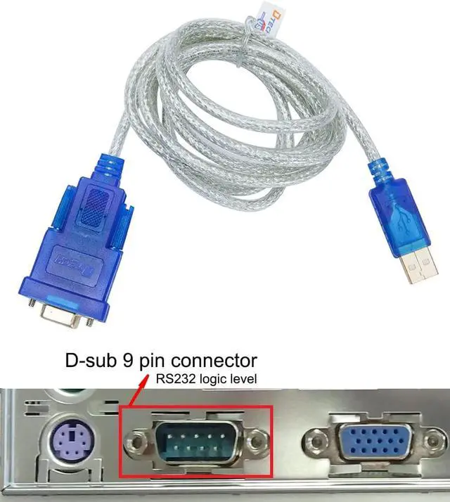Alt view image 2 of 6 - 3 Feet USB to Serial Female Adapter Cable DB9 RS232 to USB 2.0 Cord with Prolific PL2303 Chip Windows 11 10 8 7 Mac Linux