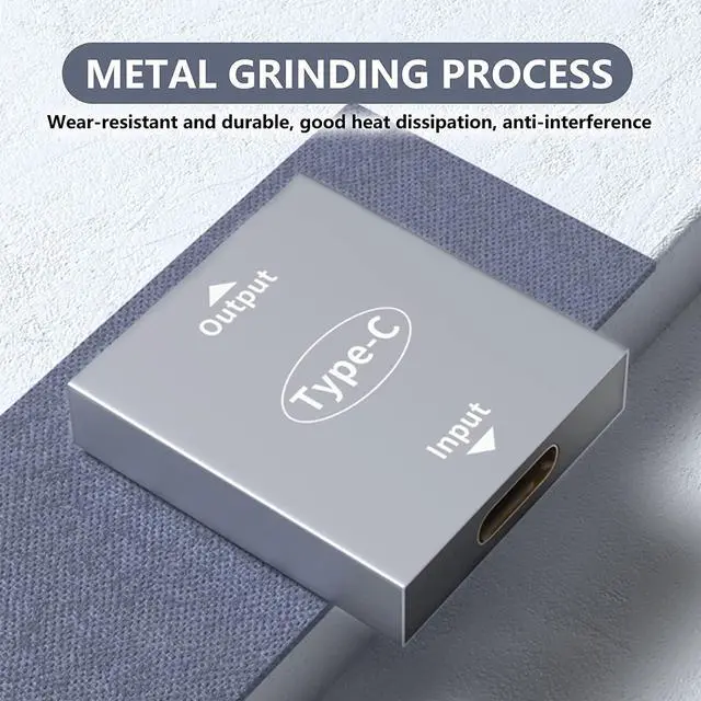 Alt view image 4 of 6 - USB C Splitter Y Dual USB C Charger Adapter USB Female to Female Double USB C Port Hub Charger Power Split Adapter Splitter2 Pack