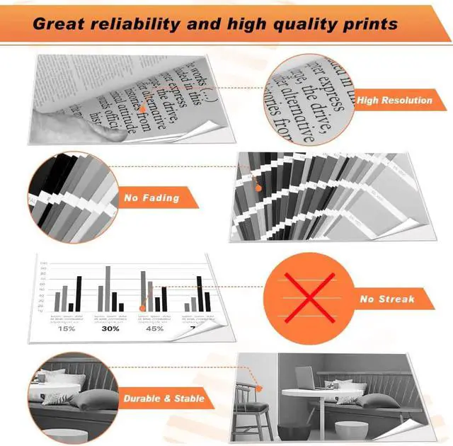 Alt view image 6 of 6 - v4ink 4PK Compatible CRG-125 Toner Cartridge Replacement for Canon 125 CRG125 3484B001AA CE285A Toner Black Ink for Canon ImageClass LBP6030W LBP6030 LBP6000 MF3010 Printer