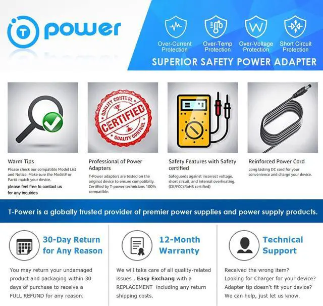 Alt view image 3 of 3 - Charger for Brother AD-24 AD-24ES AD-20 AD-30 AD-60 AD24 AD24ES AD20 AD30 AD60 P-Touch Labeler Label Maker Power Supply - OEM