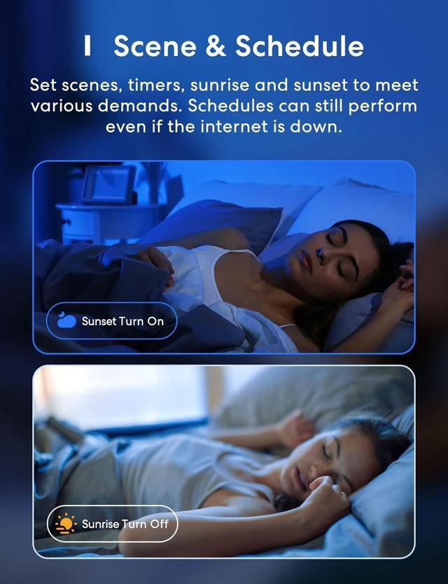 Alt view image 4 of 7 - Smart LED Strip Lights 16.4ft WiFi Strip Work with Apple HomeKit Alexa Google Home and SmartThings 16 Million Colors with App Control and RGB LED Lights for Bedroom Living Room Kitchen