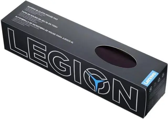 Alt view image 2 of 5 - Legion Gaming XL Cloth Mouse Pad, Anti-Fray, Non-Slip, Water-Repellent, GXH0W29068, Black