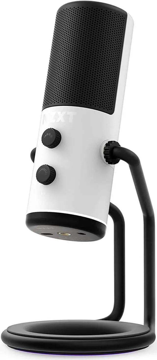 Main image of USB Cardioid Streaming, Gaming & Podcasting Microphone - Crystal Clear Voice Clarity - Built-in Shock Absorber - Easy Boom Arm Mounting - Twitch, Discord, YouTube - White