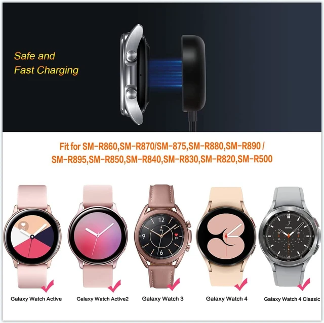Alt view image 3 of 6 - 1 Pack Compatible with Watch Charger Galaxy Watch 7/6/5/4 Charger Cable Dock USB Replacement for Galaxy Watch7/6/6 Classic/5/5 Pro/4/4 Classic/3/Active 2/Active
