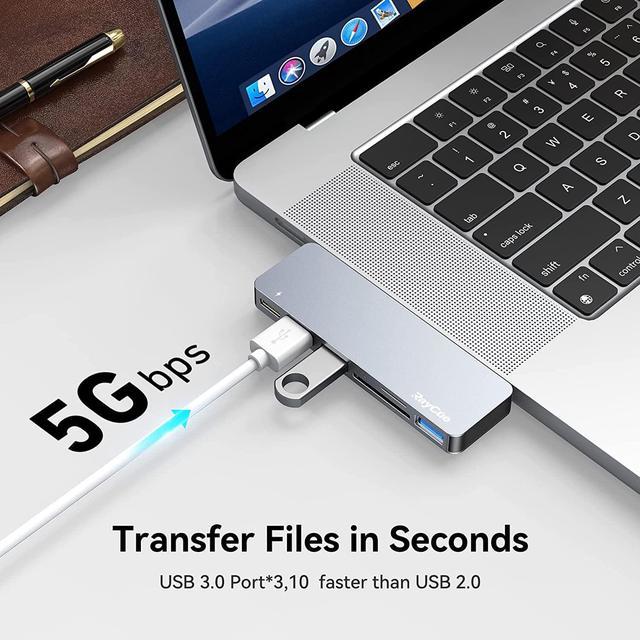 USB C Adapter for MacBook Pro 2022 2021 2020, MacBook Pro USB Adapter, 7 in  2 MacBook Pro Accessories for MacBook Pro/Air M1M2, Mac Dongle with 4K