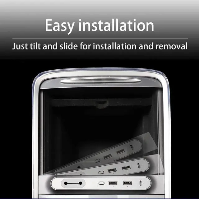 Alt view image 7 of 7 - JEUCLEL New Upgraded USB Hub Docking Station of Center Console Smart Sensor for Tesla Model 3/Y 2021 2022 2023, Occupies Only One USB-C Port of The Car, USB Hub Multiport Adapter Accessories