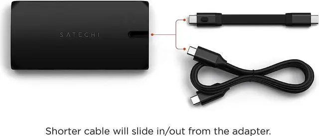 Alt view image 2 of 6 - Satechi USB C Multiport Adapter, USB C Hub 9 in 1, On-The-Go Multiport Adapter  for M2/ M1 MacBook Pro/Air, M2/ M1 iPad Pro/Air, M2 Mac Mini, iMac M1 (Black)