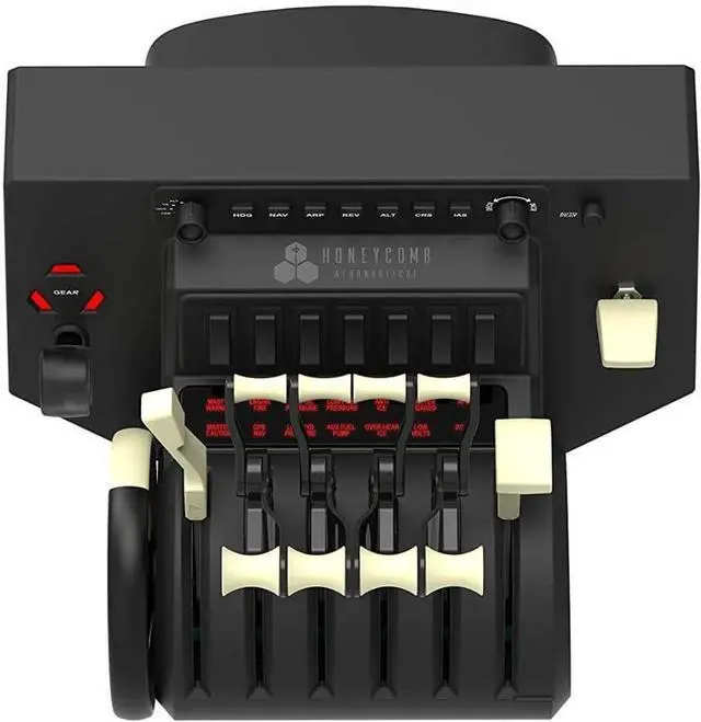 Alt view image 6 of 7 - Honeycomb Aeronautical Bravo Throttle Quadrant Bundle with 4-Port USB 3.0 Hub (2 Items)