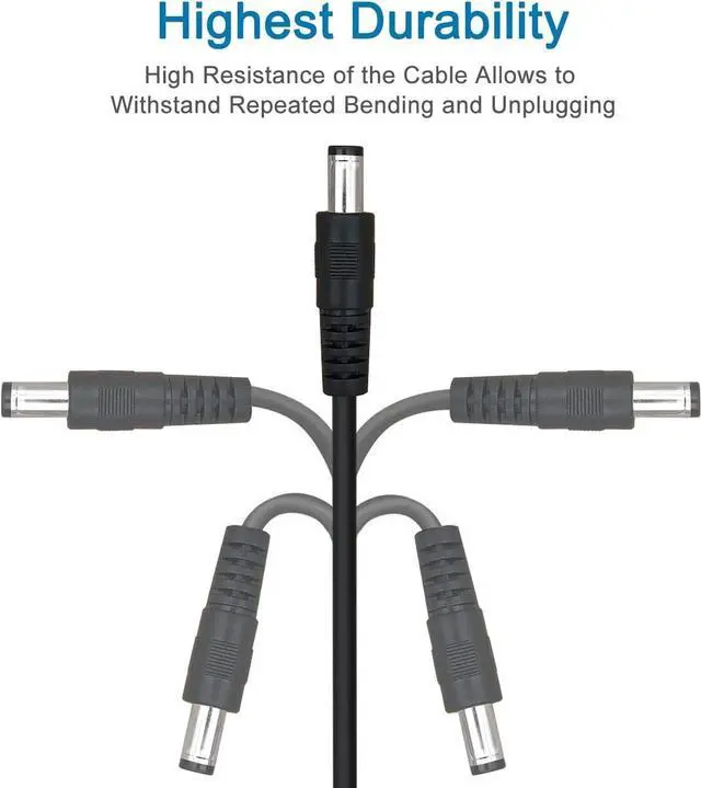 Alt view image 5 of 5 - Replacement Hypervolt Charger AC DC Adapter Power Cord Compatible with Hyperice Hypervolt 2 Pro,Hypervolt 2,Hypervolt Go,Hypervolt Go 2,Vyper 3 Power Supply