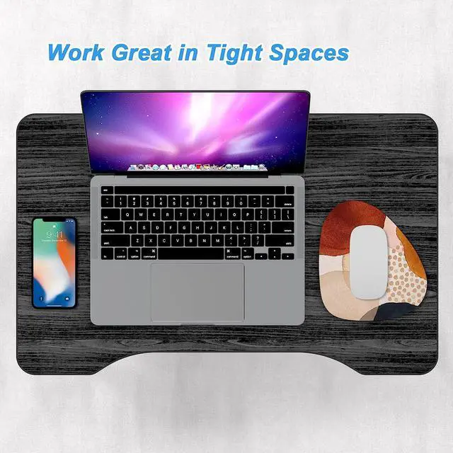 Alt view image 4 of 7 - Rimilak Small Mouse Pad 6 x 7 Inch, Irregular Mini Mousepad, Abstract Stone | Non-Slip Rubber Base, Waterproof Compact Mouse Mat for Laptop Computer Wireless Mouse Keyboard Home Office Travel
