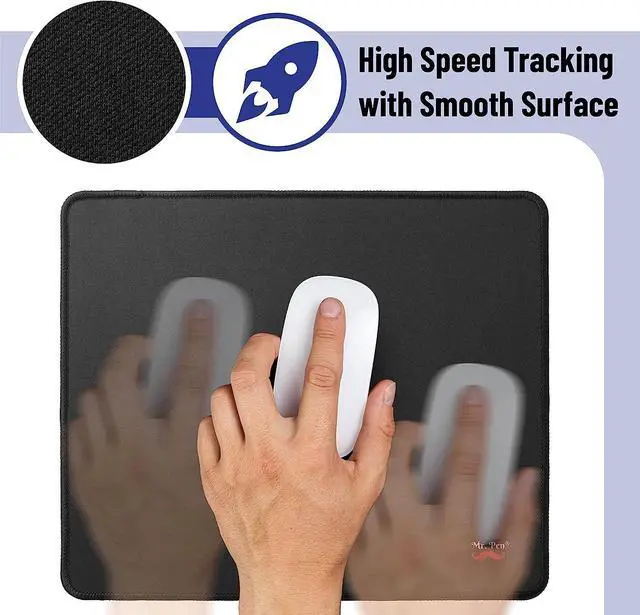 Alt view image 4 of 7 - - Mouse Pad 12.5x10.5 2 Pack Mouse Pads for Wireless Mouse Mouse Pad Gaming Computer Mouse Pad Mouse Pad for Laptop Gamer Mouse Pad Pad Mouse Mouse Pad for Gaming Laptop Mouse Pad