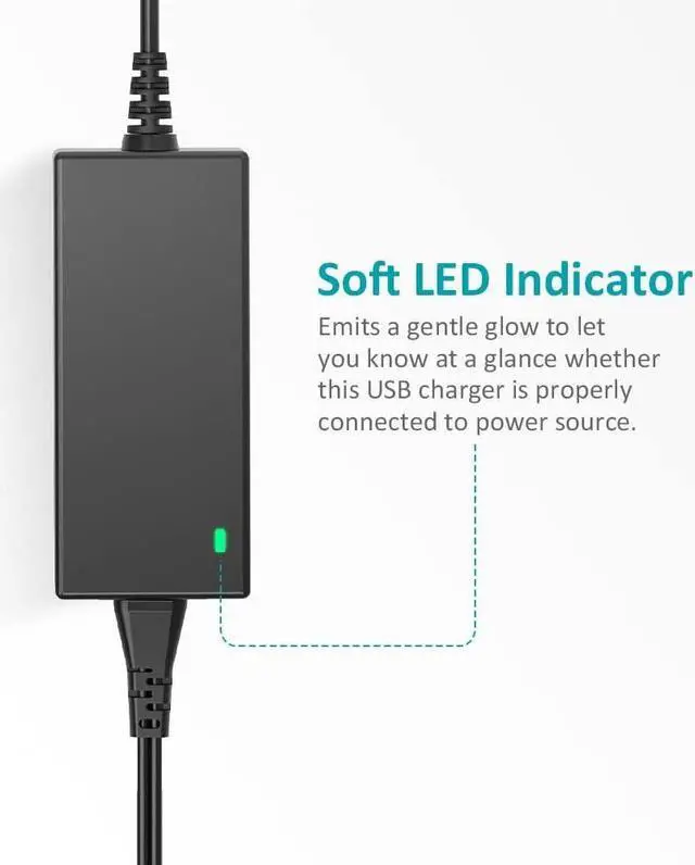Alt view image 7 of 7 - 45W Universal 15V 13.5V 12V 9V 7.5V 6V 5V DC Power Supply, Switching AC Adapter Replacement Power Cord for LED Strip Lights Baby Monitor Security Cameras, Support 1A 2A 3A Max.