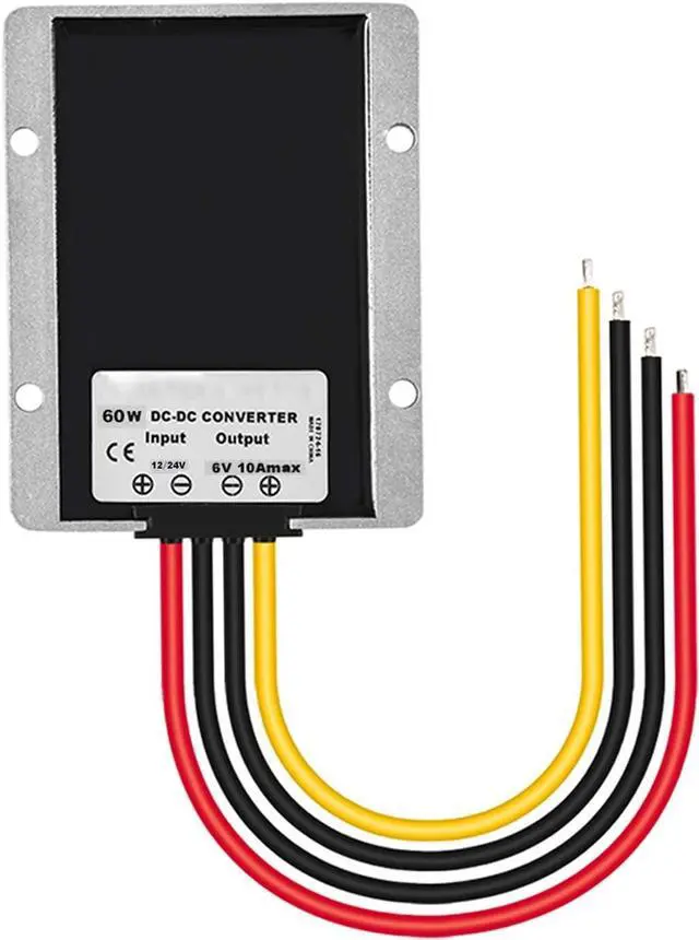 Alt view image 5 of 7 - MGGi DC/DC Voltage Reducer Converter Regulator 12V 24V Step Down to 6V 10A 60W,Converter Regulator DC to DC Power Supply Module Buck Transformer,Waterproof Voltage Reducer,for Golf Cart,Forklifts,Car