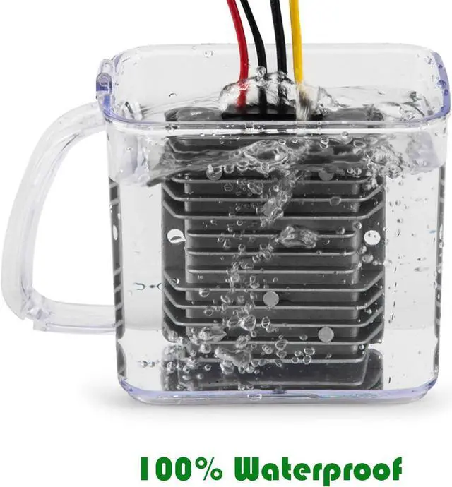 Alt view image 6 of 7 - MGGi DC/DC Voltage Reducer Converter Regulator 12V 24V Step Down to 6V 10A 60W,Converter Regulator DC to DC Power Supply Module Buck Transformer,Waterproof Voltage Reducer,for Golf Cart,Forklifts,Car