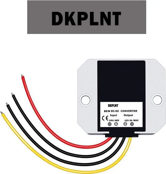 Alt view image 4 of 6 - 5A 60W 12V Golf Cart 24V 36V 48V to 12V Converter Buck Transformer DC-DC Converter Non-Isolated