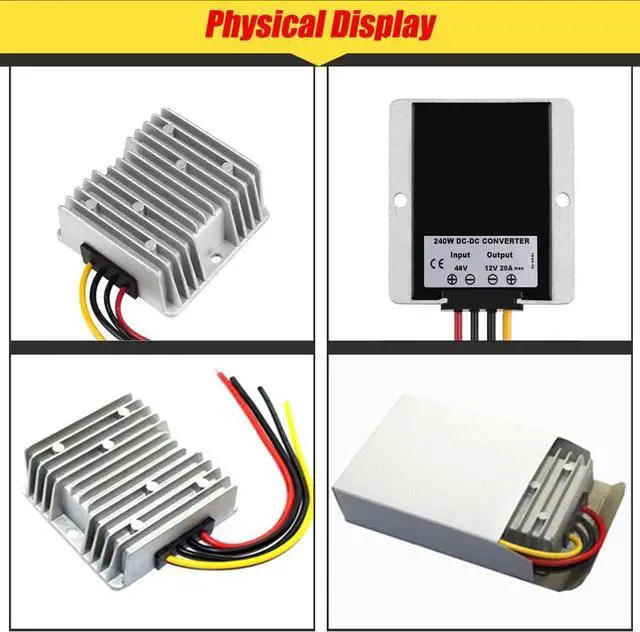 Alt view image 2 of 7 - DC 12V Step Up to 24V Boost Converter 5A 120W DC Voltage Regulator Power Converter Adapter Waterproof Module Transformer for Golf Cart Club Car LED Light