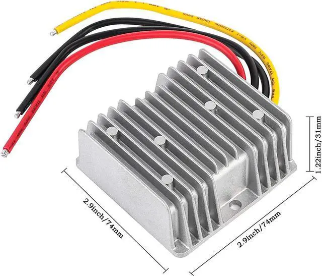 Alt view image 7 of 7 - DC 12V Step Up to 24V Boost Converter 5A 120W DC Voltage Regulator Power Converter Adapter Waterproof Module Transformer for Golf Cart Club Car LED Light
