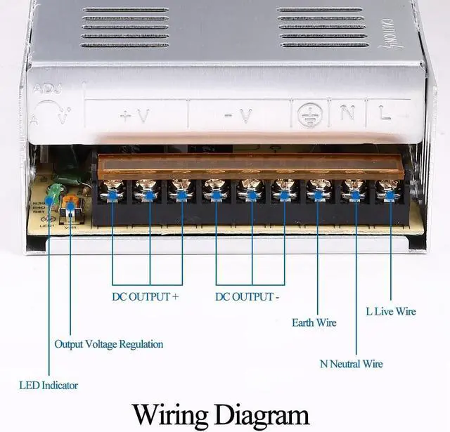 Alt view image 2 of 7 - Versatile 12V 30A Power Supply - 360W Universal Regulated Switching AC to DC Converter for LED Strips, CCTV, Radios, Computers - Supports AC110V/220V Input