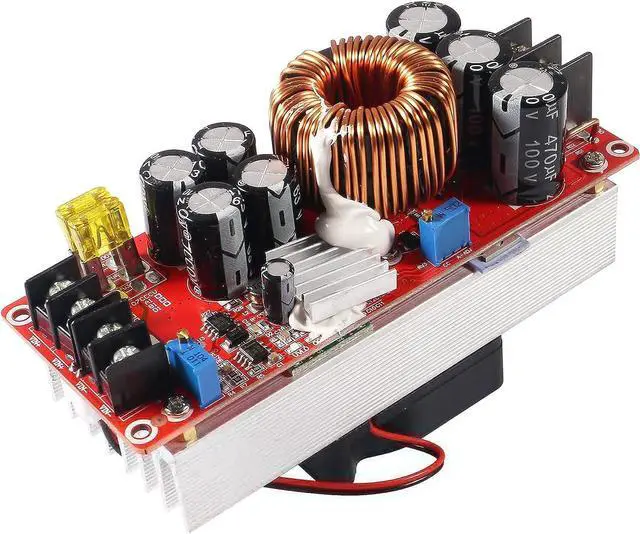 Alt view image 2 of 7 - ACEIRMC 1500W 30A DC-DC Boost Converter DIY Step-up Boost Constant Stream Power Supply Module Board in 10-60V Out 12-90V Electric Unit Module (1500W 30A Boost Converter)