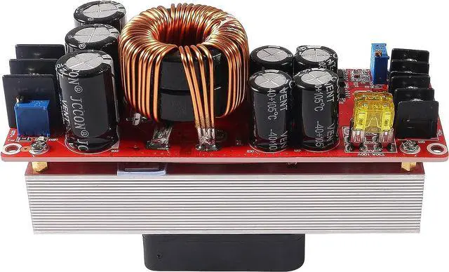 Alt view image 3 of 7 - ACEIRMC 1500W 30A DC-DC Boost Converter DIY Step-up Boost Constant Stream Power Supply Module Board in 10-60V Out 12-90V Electric Unit Module (1500W 30A Boost Converter)