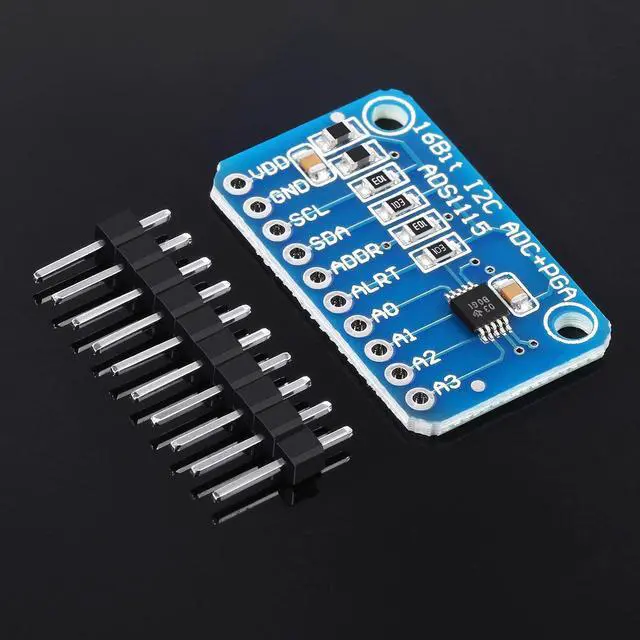 Alt view image 5 of 7 - Weewooday 6 Pieces ADS1115 Analog-to-Digital Converter 16 Bit ADC 4 Channel Module Converter with Programmable Gain Amplifier ADC Converter Development Compatible with Arduino/Raspberry Pi