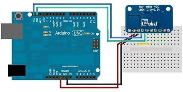 Alt view image 7 of 7 - Weewooday 6 Pieces ADS1115 Analog-to-Digital Converter 16 Bit ADC 4 Channel Module Converter with Programmable Gain Amplifier ADC Converter Development Compatible with Arduino/Raspberry Pi