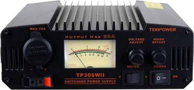 Main image of TekPower TP30SWII 30 Amp DC 13.8V Analog Switching Power Supply with Noise Offset