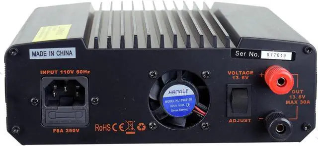 Alt view image 3 of 6 - TekPower TP30SWII 30 Amp DC 13.8V Analog Switching Power Supply with Noise Offset