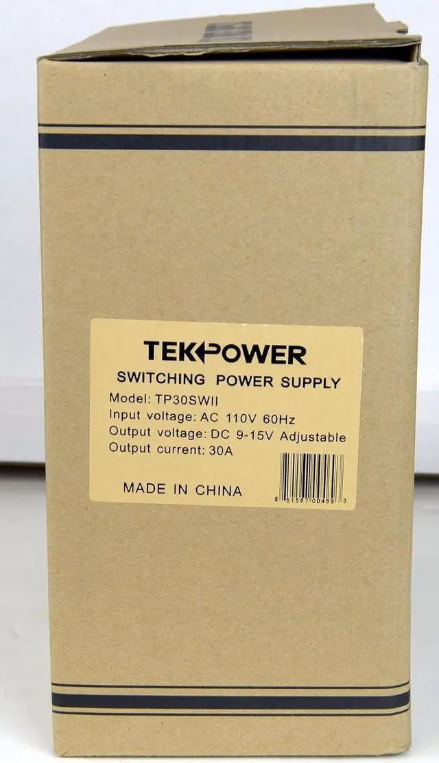 Alt view image 6 of 6 - TekPower TP30SWII 30 Amp DC 13.8V Analog Switching Power Supply with Noise Offset