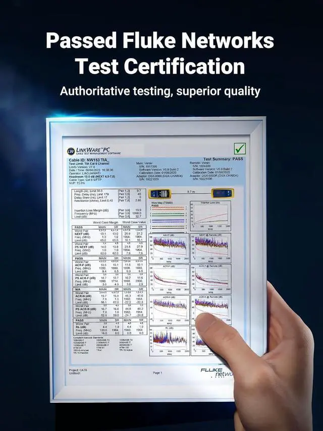 Alt view image 6 of 7 - UGREEN Cat 8 Ethernet Cable 50FT High Speed 40Gbps 2000Mhz Network Cable Shielded Cat8 Cable Braided Heavy Duty RJ45 LAN Cables Internet Cord Compatible for PS5, PS4, Xbox One, Modem, Router 50FT