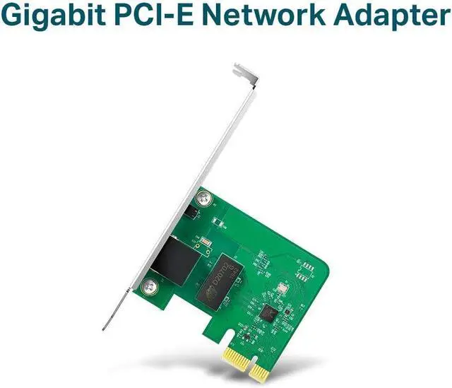 Alt view image 5 of 5 - 10/100/1000Mbps Gigabit Ethernet PCI Express Network Card (TG-3468) PCIE Network Adapter Network Card Ethernet Card for PC Win10/11 Supported