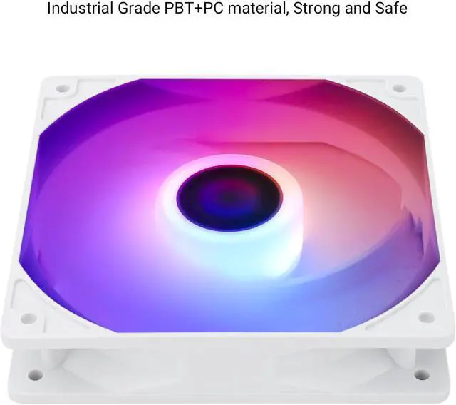 Alt view image 5 of 5 - T TL-C12CW-S X3 CPU Fan 120mm White ARGB Case Cooler Fan, 4pin PWM Silent Computer Fan with S-FDB Bearing Included, up to 1550RPM Cooling Fan3 Quantities