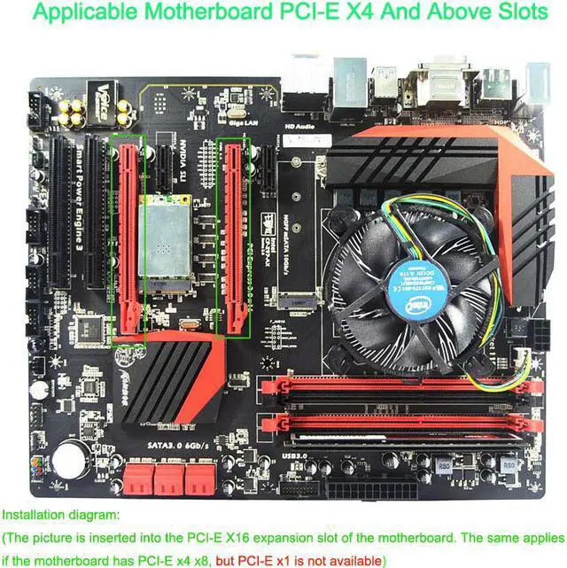 Alt view image 5 of 7 - PCI-Express 4X to USB 3.1 Gen 2 (10 Gbps) 2-Port Type C Expansion Card SATA 15Pin Connector Add On Card PCI Express USB C Card Asmedia ASM3142 Chipset (Dual Type-C Port)