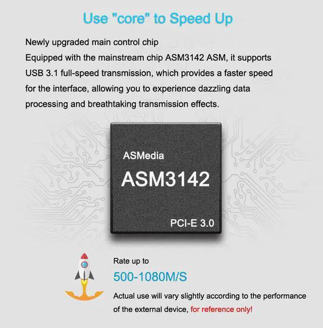 Alt view image 2 of 7 - PCI-Express 4X to USB 3.1 Gen 2 (10 Gbps) 2-Port Type C Expansion Card SATA 15Pin Connector Add On Card PCI Express USB C Card Asmedia ASM3142 Chipset (Dual Type-C Port)