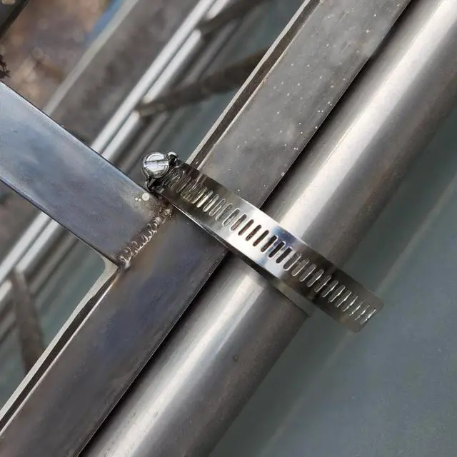 Alt view image 6 of 7 - 304 Stainless Steel Adjustable118-140MM Range Worm Gear Hose Clamps Assortment Kit, Fuel Line Clamp for Water Pipe, Plumbing, Automotive and Mechanical Application (3pcs 118-140mm)