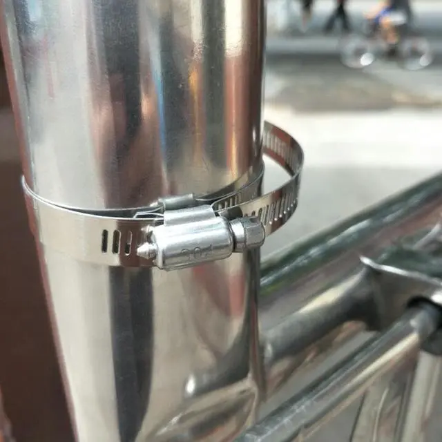 Alt view image 5 of 7 - 304 Stainless Steel Adjustable118-140MM Range Worm Gear Hose Clamps Assortment Kit, Fuel Line Clamp for Water Pipe, Plumbing, Automotive and Mechanical Application (3pcs 118-140mm)