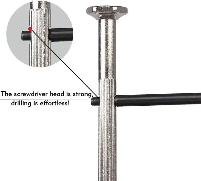 Alt view image 4 of 7 - Precision Steel Shaft 16-Piece Screwdriver Set, Variety of Slotted/Phillips/Hex/Nut Driver Sizes, Swivel-Head(Red)